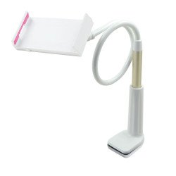 Tablet Flexible Long Arm Table Desk Bed Mount Holder JHD101 (White)